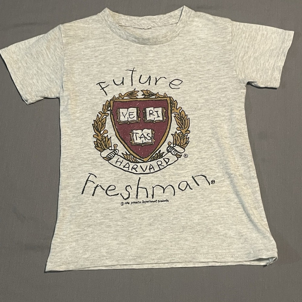 Vintage Harvard Kids T-Shirt - Future Freshman Youth Tee - Officially Licensed